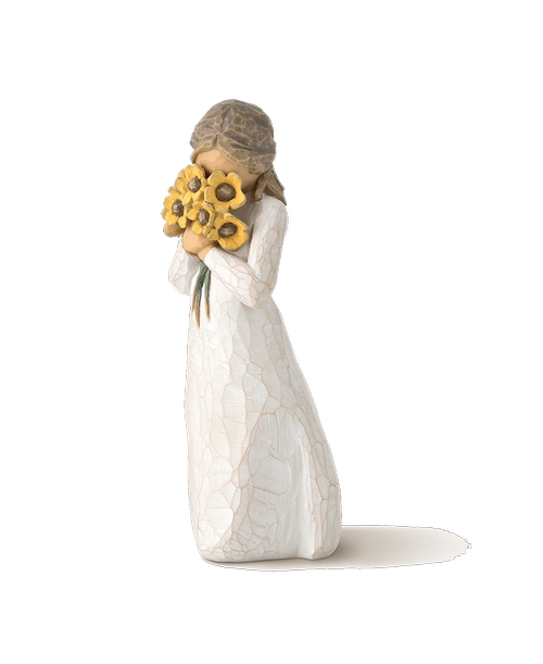 5 inchH Warm Embrace Figurine. inchSurrounded by the warmth of family and friends inch Willow Tree® by Susan Lordi