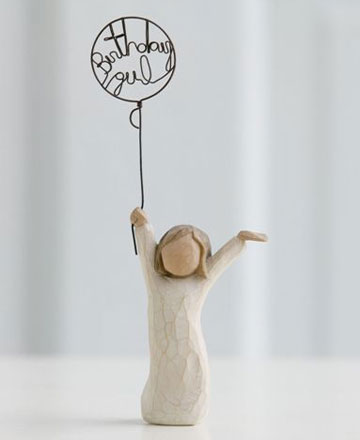 6.5 inch Birthday Girl. inchCelebrate your day! inch Willow Tree by Susan Lordi