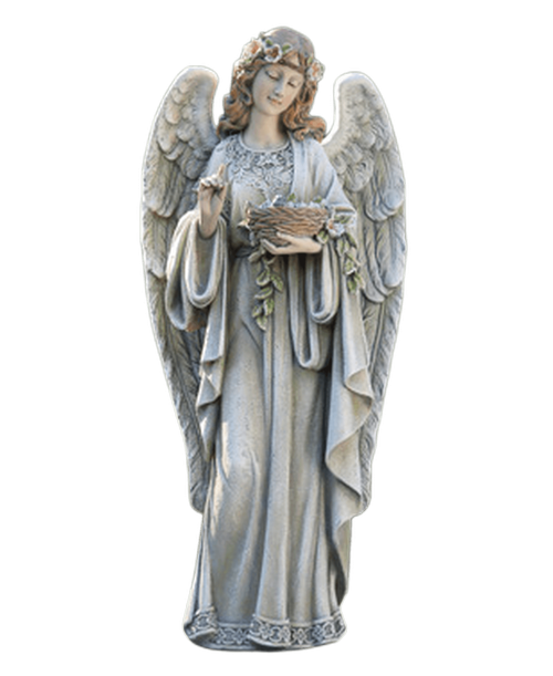 18 inchH Angel Figurine (Resin)