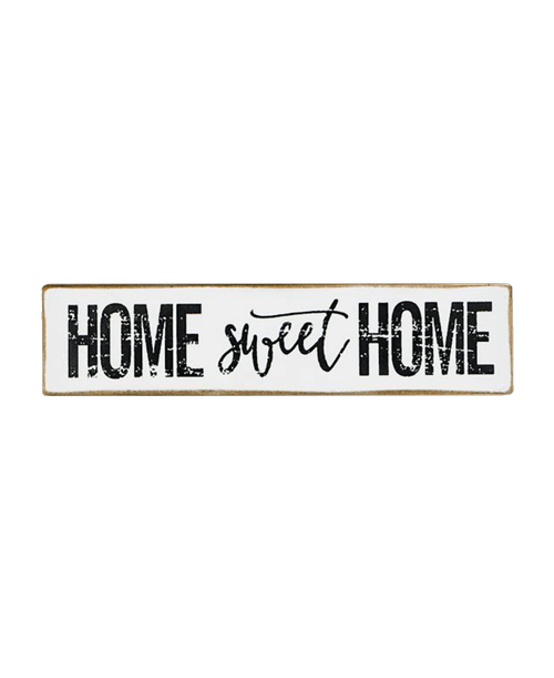 6.75 inch x 1.5 inch 6 Block Wood Sign 'Home Sweet Home'