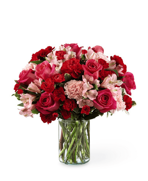 This bouquet is full of sweet sentiment for your favorite person and is a stunning gift to give your loved one for every occasion. 14 inchHx14 inchW